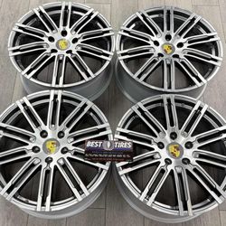 20” Inch Porsche 991 Turbo Wheels Rims 20x8.5 5x130 ET Offset 55 Brand New Set Of (4) 