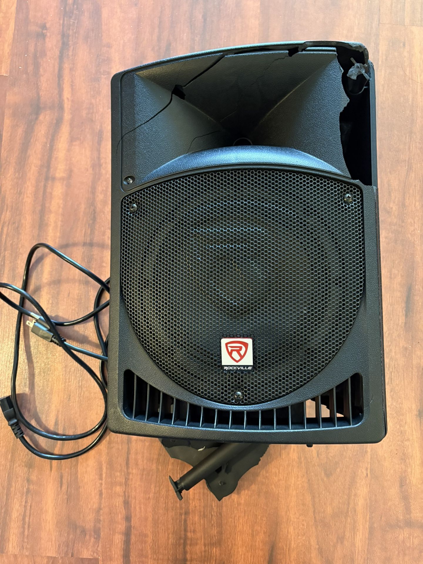Rockville RPG8 8" Powered Active 400 Watt 2-Way DJ PA Speaker (BROKEN)