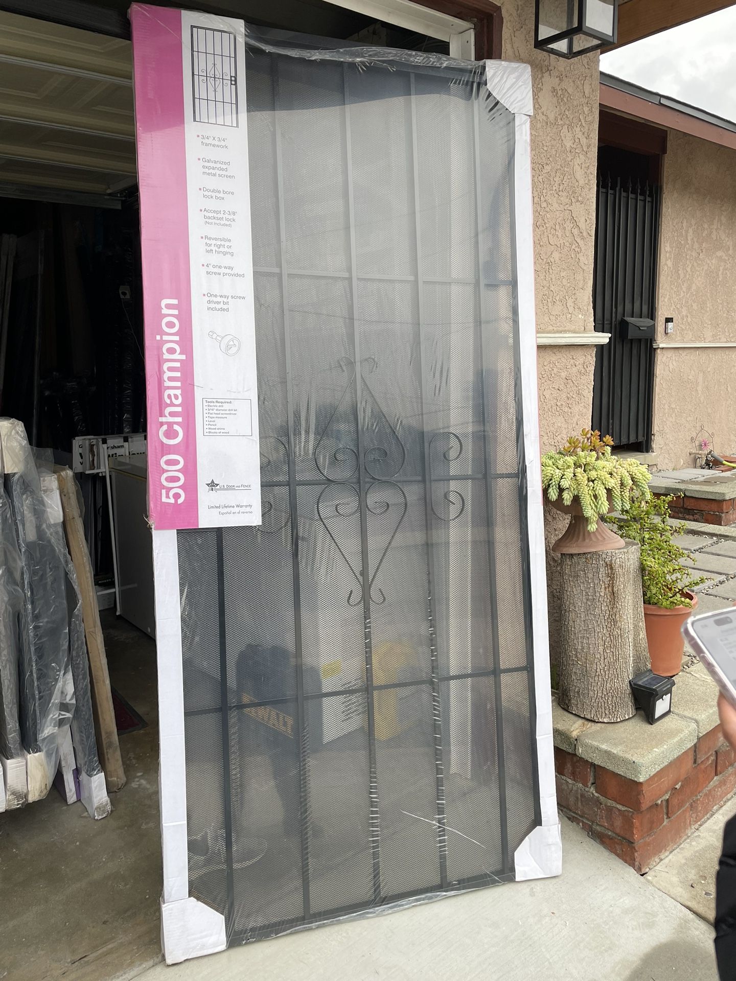 AFFORDABLE SECURITY DOOR $100 SALE THIS WEEK ONLY