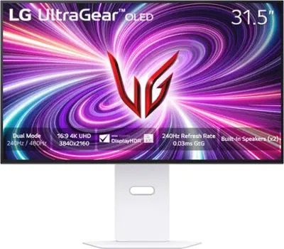 White 4k LG Pro Gaming Monitor/TV $1200 OFF Up To 480 Hz!!