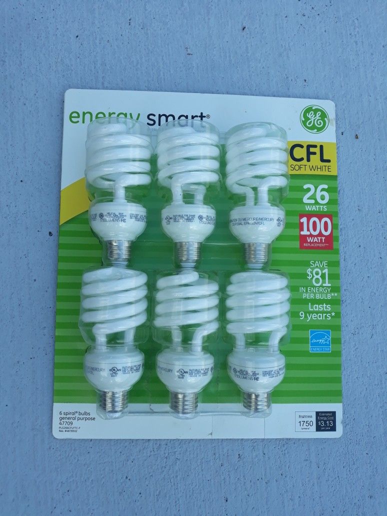 Bulbs-Energy Smart-GE CFL 26-Watt Soft White