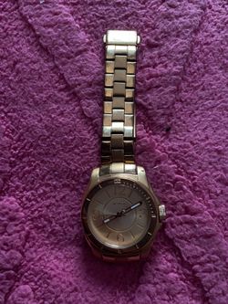 LADIES' TOMMY HILFIGER GOLD TONE WATCH