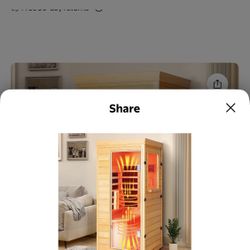 ReeQuo 850W Far Infrared Sauna with Backrest, Carbon Heaters, Canadian Hemlock Wood, Indoor Use