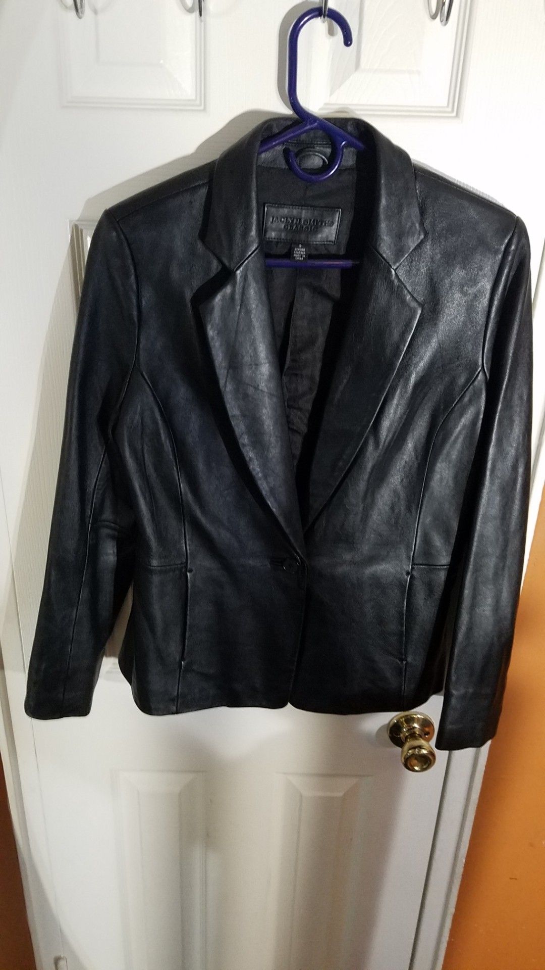 2 Black Leather Jackets