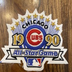 1990 MLB All-star Game Jersey Patch Chicago Cubs