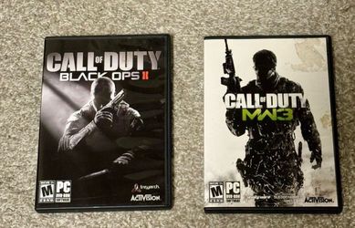 Call Of Duty PC game discs and Gaming Controller