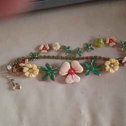 Betsey Johnson Flower Bracelet