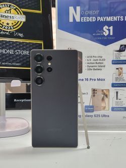  🚨 Samsung Galaxy S25 Ultra Clearance – Samsung Galaxy S25 Ultra (Pre-Owned) from $679 or Just $1 Down! Save $550 Today