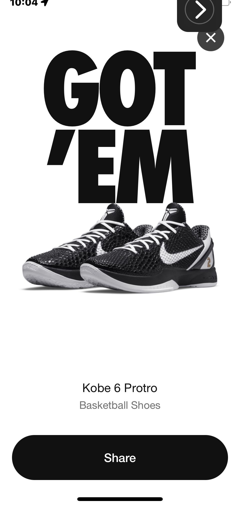 D.S NEW KOBE Size 9