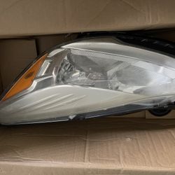 Headlight Assembly w/Bulbs Compatible with 2013-2016 Ford Escape Headlamp, Right Driver Side