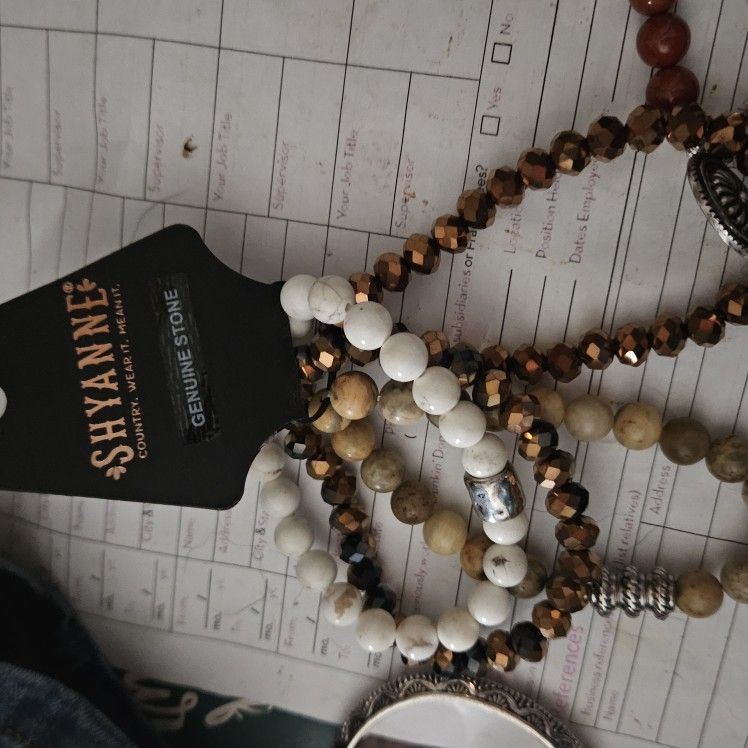 Shyanne Bracelets Real Stones
