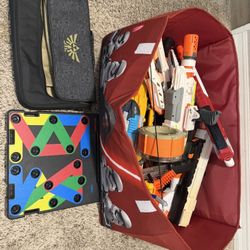 Nurf Guns With Toy Box