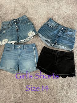 Girl’s Jean Shorts (Size 14)