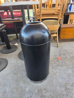 Bote basura negro grande