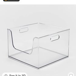 Clear Storage Bins