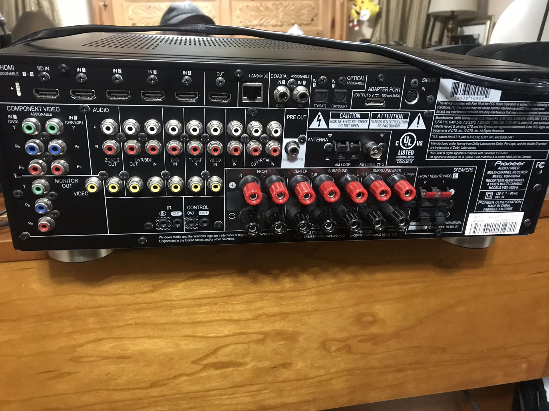 Receive Pioneer dual Zona