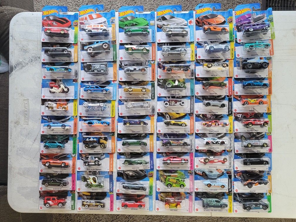 Hot Wheels Short Card Brand New In Factory Sealed Blister Packs 