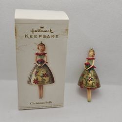 Hallmark Keepsake Ornament Christmas Belle 2006 Box girl flower princess bell dress

Brand new Ornament,  never displayed 
Box has some storage wear a
