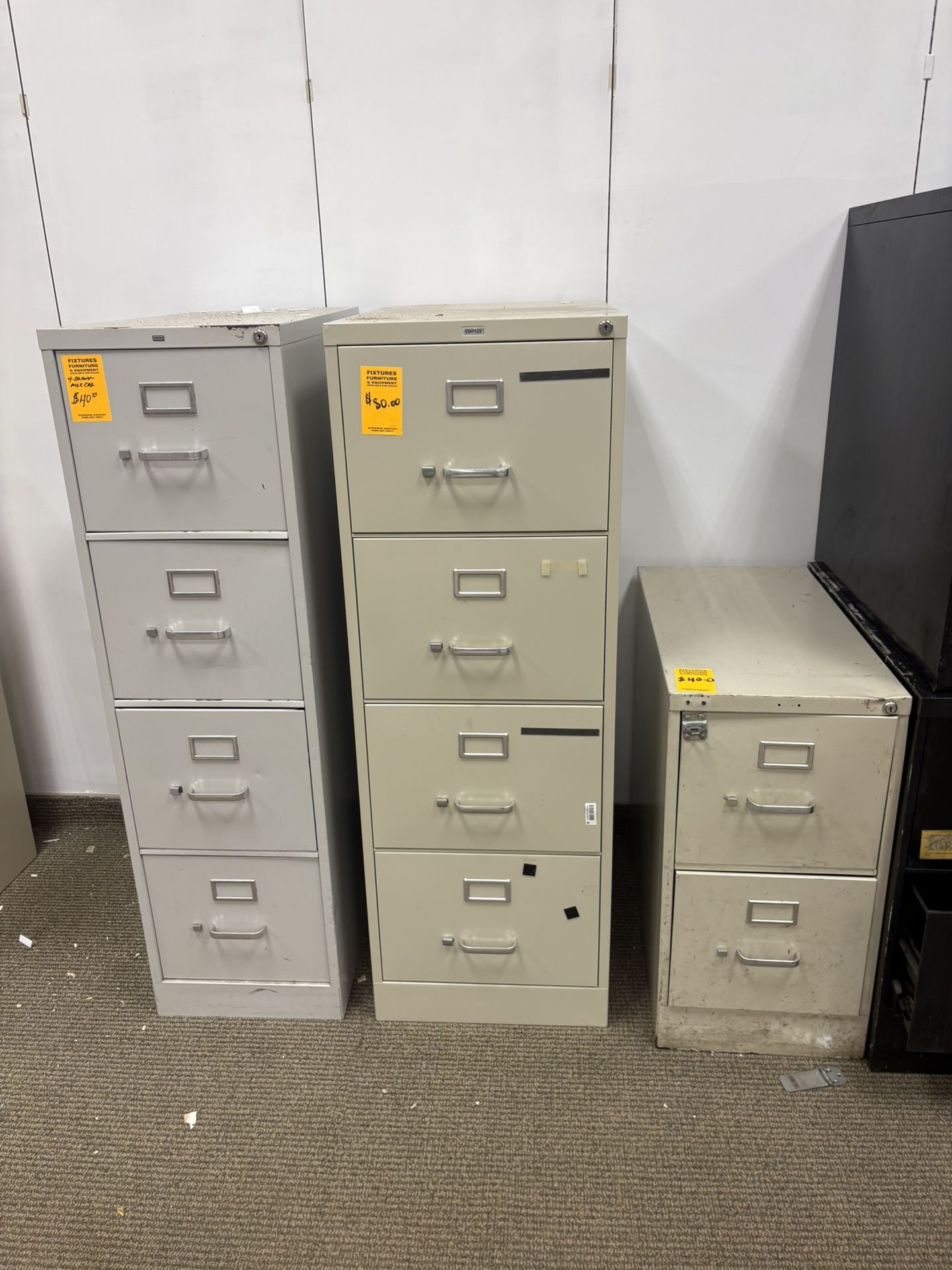 used File Cabinets No Key