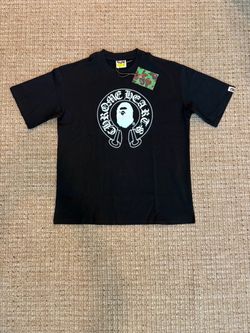 BAPE x Chrome Hearts Horseshoe Ape Head Tee Size S