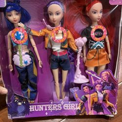 3Pack Demon Hunters Toys, Demon Hunters Dolls Set, 11.5-inch Poseable Dolls with Movable Joints, Collectible Model Toys for Fans and Kids Game Gift