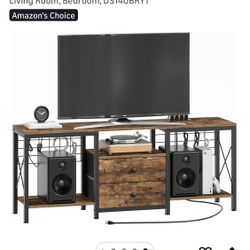 Television Stand 55” Wide TV Stand - Perfect Condition