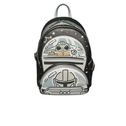 Disney Baby Yoda Mandalorian Loungefly Mini Backpack