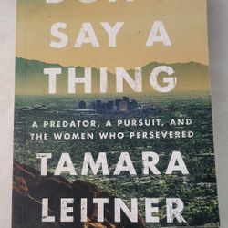 Don't Say A Thing - Book