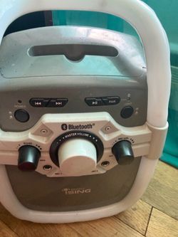 radio with microphone$40