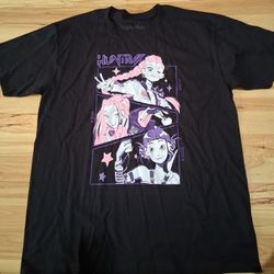 NEW Kpop Demon Hunters (Huntrix) Tshirt collection size Large unisex (for men or women) material cotton,  Excellent  Quality 