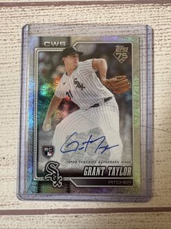 2026 Grant Taylor Autograph Topps 75 Rookie Baseball Card