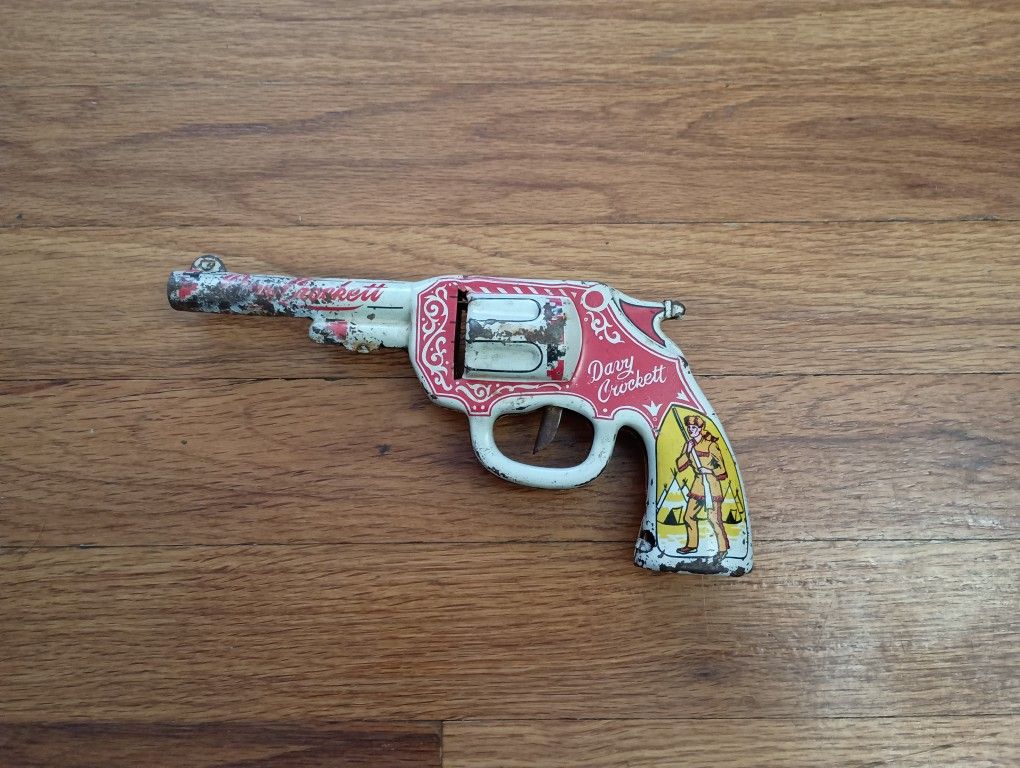 RARE Vintage Davy Crockett Toy Gun Pistol Collectible