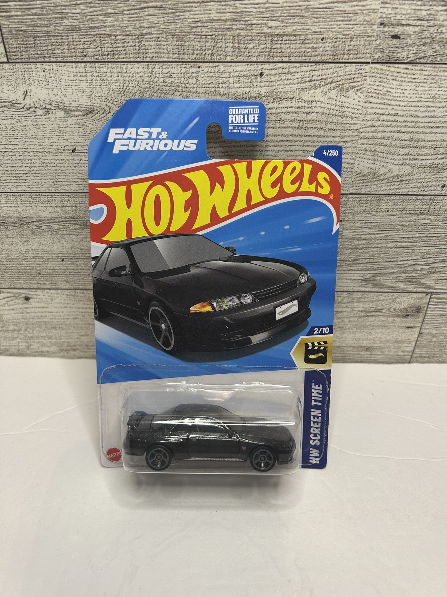 Hot Wheels Fast & Furious Black ‘2024 Nissan Skyline GT-R ( BNR32 ) HW Screen Time • Die Cast Metal• Made in Malaysia Scale 1:64