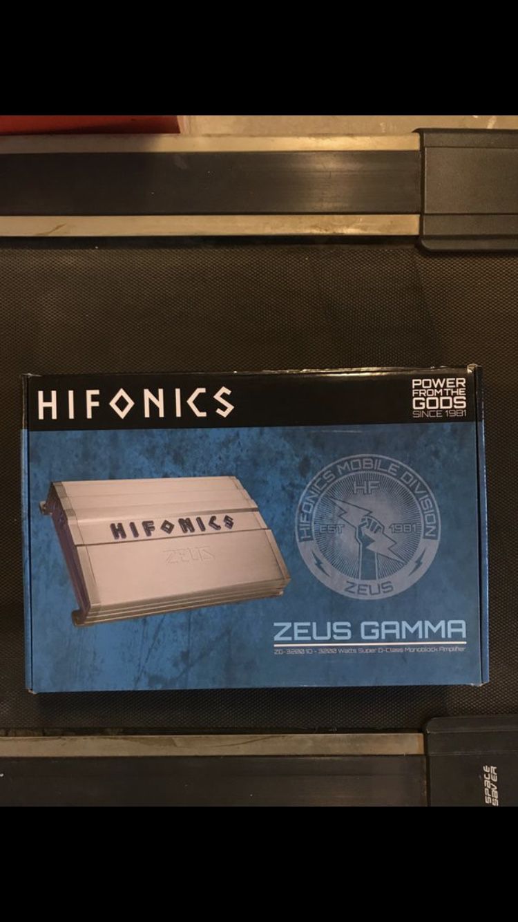 Hifonics ZG3200.1D Bass Amp 3200 Watts with bass knob