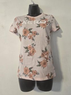 Aeropostale Floral Graphic Tee