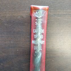 5/8" Carbide-tipped masonry drill bit