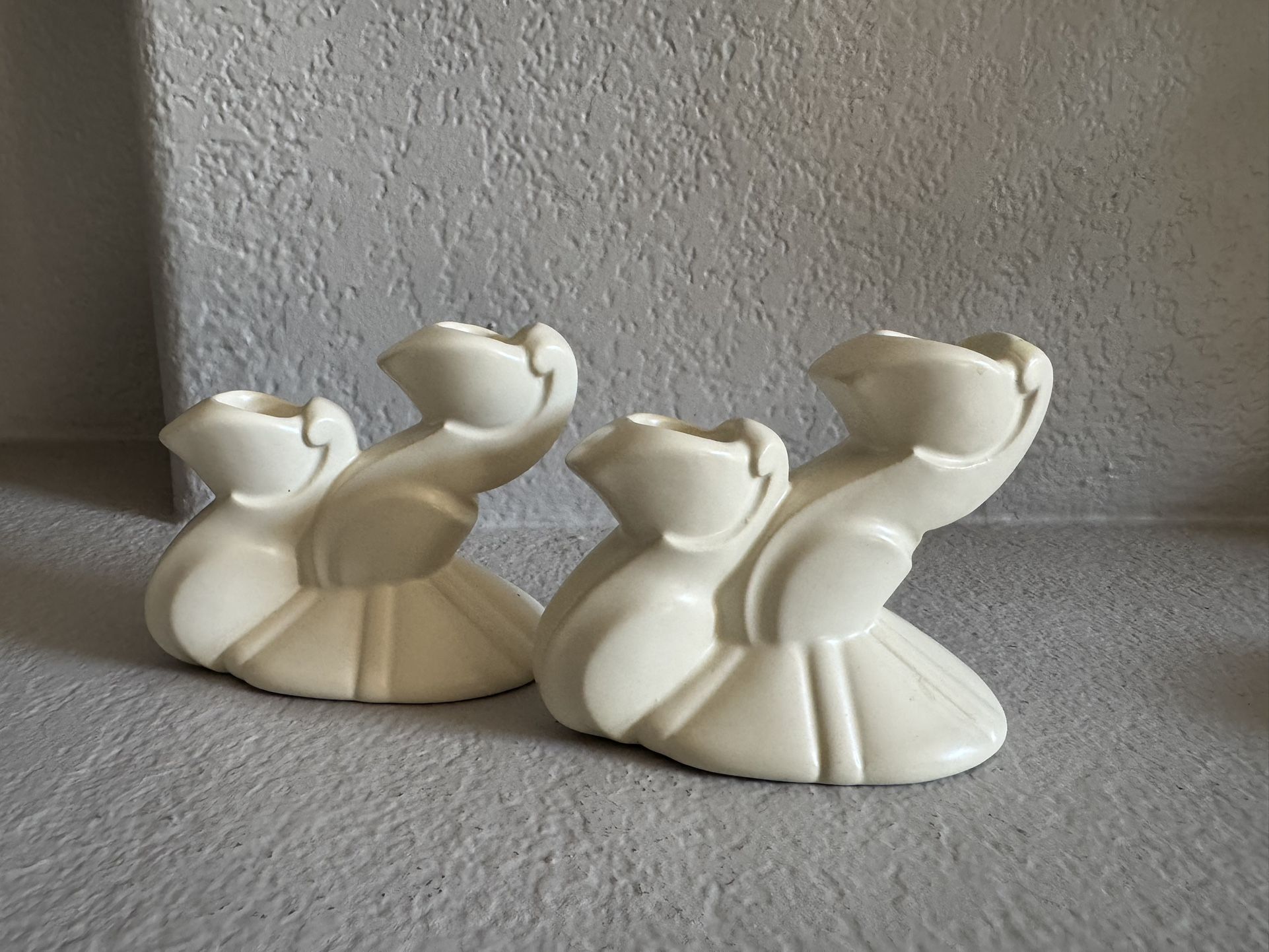 Bauer Pottery Candle Holders