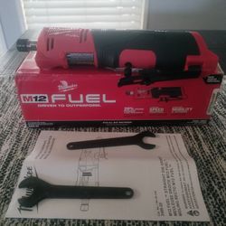 Milwaukee M12 FUEL 12 V Lithium Ion Brushless Cordless 1/4" Straight Die Grinder TOOL ONLY