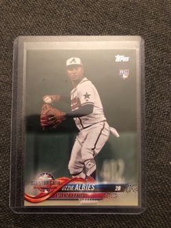 OZZIE ALBIES ATLANTA BRAVES TOPPS UPDATE RC