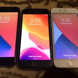 3 iphone 7 (1) 32gb (2) 128gb For Sale.