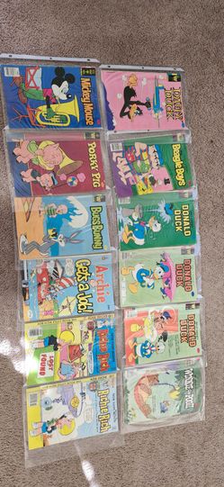12 comic books