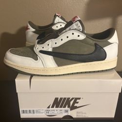 Jordan 1 Low Travis Scott Medium Olive 