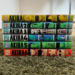 AKIRA Manga All 6 Volumes (Original Japanese Version)