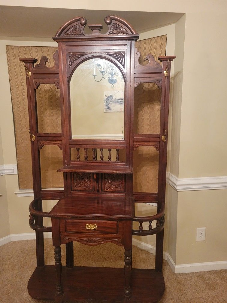 Antique Hall Tree