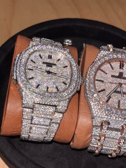 Iced out watch brand new