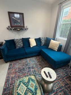 Teal Sectional