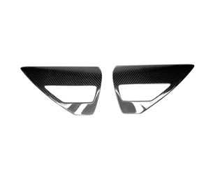 BRAND NEW 2020-2024 TESLA MODEL Y / 2017-2024 MODEL 3 REAL CARBON FIBER MOLDED CHARGING PORT COVER TRIM