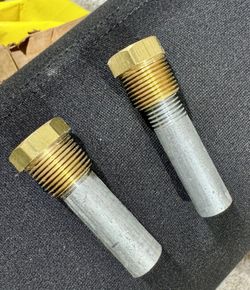 Zinc Electrode 3/8 For Marine Engine 