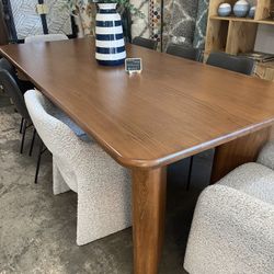 New Dining Table Sits 8 Delivery And Installation Services Available 