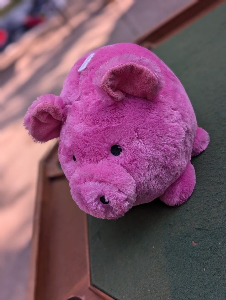 Jumbo Plush Piggy Bank